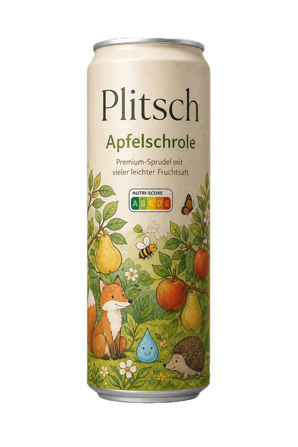 Plitsch Apfelschorle — Dose
